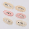 Sweet Knit Cotton Baby Girls Hair Accessories Crocheted Hair Pins PP181