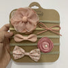 5Pcs/Set Bow Nylon Baby Headband