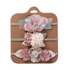 3Pcs/Lot Artificial Flower Baby Headband