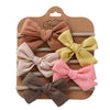 5Pcs/Set Bow Nylon Baby Headband