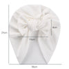 Winter Plain Big Bow New Colors Ribbed Turban SS131