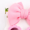 2Pcs/Set Solid Color Baby Sun Glasses Puff Bow Headband Set DP076