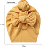 Ribbed Baby Turban Winter Hat Cap