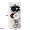 3Pcs/Set Artificial Flower Baby Girl Hair Clips