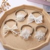 5Pcs/Set Bow Nylon Baby Headband