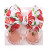 2Pcs/Set Flower Sunglasses Bullet Nylon Hair Band