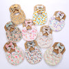 Cotton Linen Baby Bibs Nylon Band