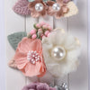 3Pcs/Set Artificial Flower Baby Girl Hair Clips