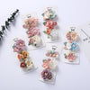 3Pcs/Set Artificial Flower Baby Girl Hair Clips