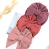 Velvet Winter Baby Turban Hats