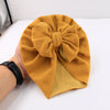 Winter Plain Faux Cashmere High Stretch Big Bow Turban SS135