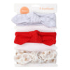 3Pcs/Set Cotton Baby Bow Headband