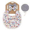 Cotton Linen Baby Bibs Nylon Band