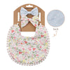 Cotton Linen Baby Bibs Nylon Band