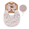 Cotton Linen Baby Bibs Nylon Band