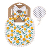 Cotton Linen Baby Bibs Nylon Band