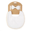 2Pcs/Lot Bamboo Cotton Baby Bib&Headband