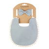 2Pcs/Lot Bamboo Cotton Baby Bib&Headband