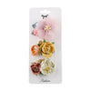 3Pcs/Set Artificial Flower Baby Girl Hair Clips