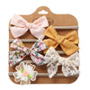 5Pcs/Set Bow Nylon Baby Headband