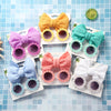 2Pcs/Set Daisy Flower Sunglasses With Elastic Nylon Baby Headband DP074