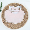 3Pcs/Set Muslin Cotton Solid Color Baby Bib Elastic Headband Set DP090