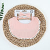 3Pcs/Set Muslin Cotton Solid Color Baby Bib Elastic Headband Set DP090