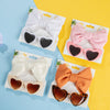 New Heart Shape Sunglass with Swiss Dots Headband Set  DP116