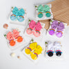 Rainbow Kids Sunglasses With Big Bow Baby Headband Set DP117