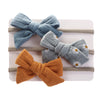 3Pcs/Set Muslin Cotton Baby Girl Headband