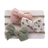 3Pcs/Set Muslin Cotton Baby Girl Headband