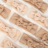 Beige Ribbed Bow Headband KK174