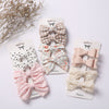 4Pcs/set Floral Print Hair Bow Clips