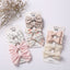 4Pcs/set Floral Print Hair Bow Clips