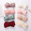 Thick Ribbed Bow Tie Baby Winter Headband