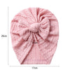 12Pcs/Lot Solid Cotton Knitted Baby Hat