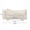 Thick Ribbed Bow Tie Baby Winter Headband