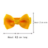 2Pcs/Lot Solid Mini Hair Bows Small Clip