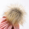 Solid Velvet Fabric Fur Ball Hat