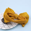 Solid Big Bow Topknot Headband