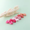 2Pcs/Lot Solid Mini Hair Bows Small Clip