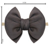 Solid Puff Big Bow Headband