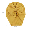 Solid Ribbed Bunny Knot Turban Hats