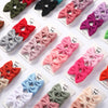 Bullet Hair Clip Cloth Covered Safety Hairpins Newborn