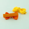 2Pcs/Lot Solid Mini Hair Bows Small Clip