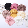 Solid Ribbed Bunny Knot Turban Hats