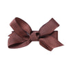 Solid Color Grosgrain Ribbon Bowknot Hair Clips For Cute Girls PP159