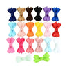 Solid Color Grosgrain Ribbon Bowknot Hair Clips For Cute Girls PP159