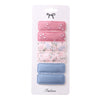 Cute Sweet Floral Color Embroidered Square Snap Clip for Baby PP164