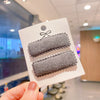 2Pcs/Card Faux cashmere rectangular Snap Clip for Baby Girls PP180